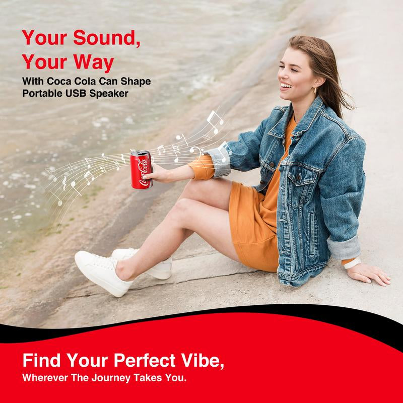 Coca-Cola/Diet Coke Can Shaped Bluetooth Speakers with Acrylic Case