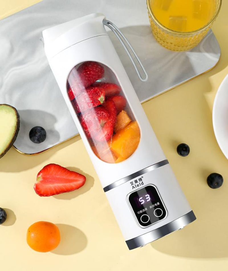 Cold Press Juicer for Smoothies and Liquids, 450Ml Compact Juicer & Blender, USB Rechargeable,Slow Masticator Chute, for Whole Vegetables and Fruits, High Yield, Easy to Clean Springtok Steel