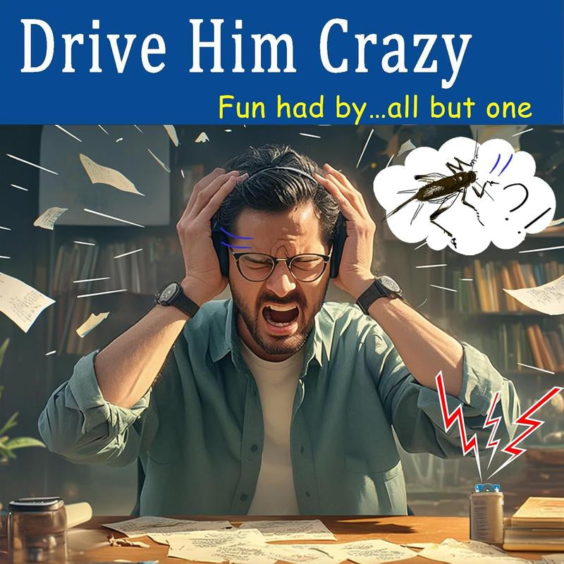 Newnoisewar-Cricket Noise Maker Prank (3 Pcs), Hidden Pranks Beeping Several Months, Funny Office Pranks for Adults