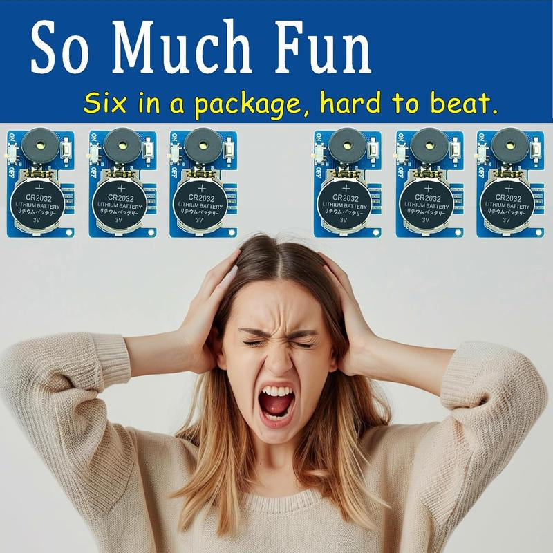 Newnoisewar-Cricket Noise Maker Prank (3 Pcs), Hidden Pranks Beeping Several Months, Funny Office Pranks for Adults