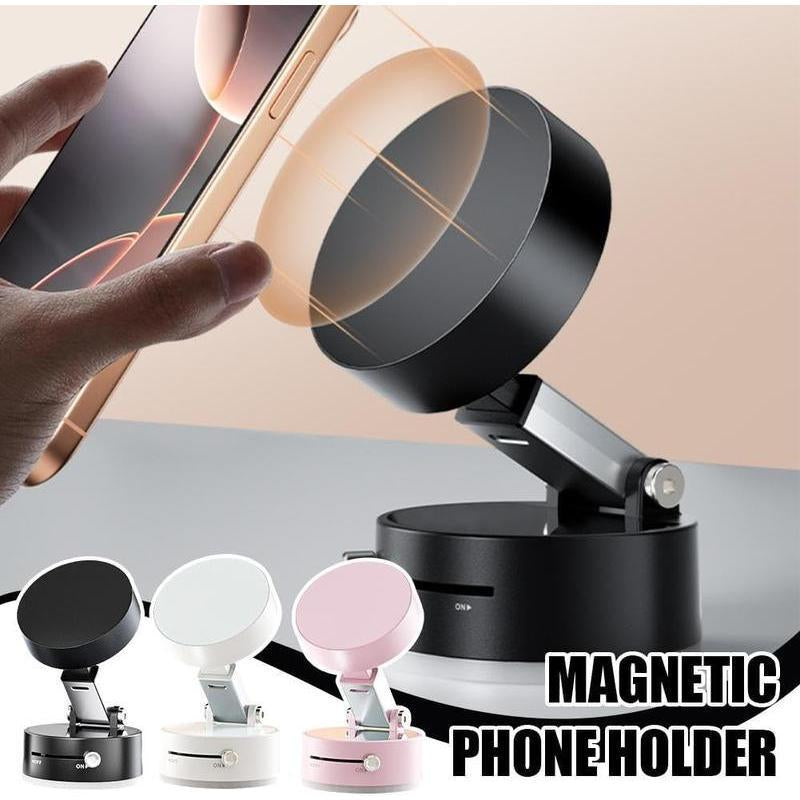 Mother'S Day Gift Vacuum Magnetic Phone Stand. Foldable and Retractable, Strongmagnet, Portable, Multi-Scene Useeasy to Use, Zero Bubbles, Your Screenstays Spotless