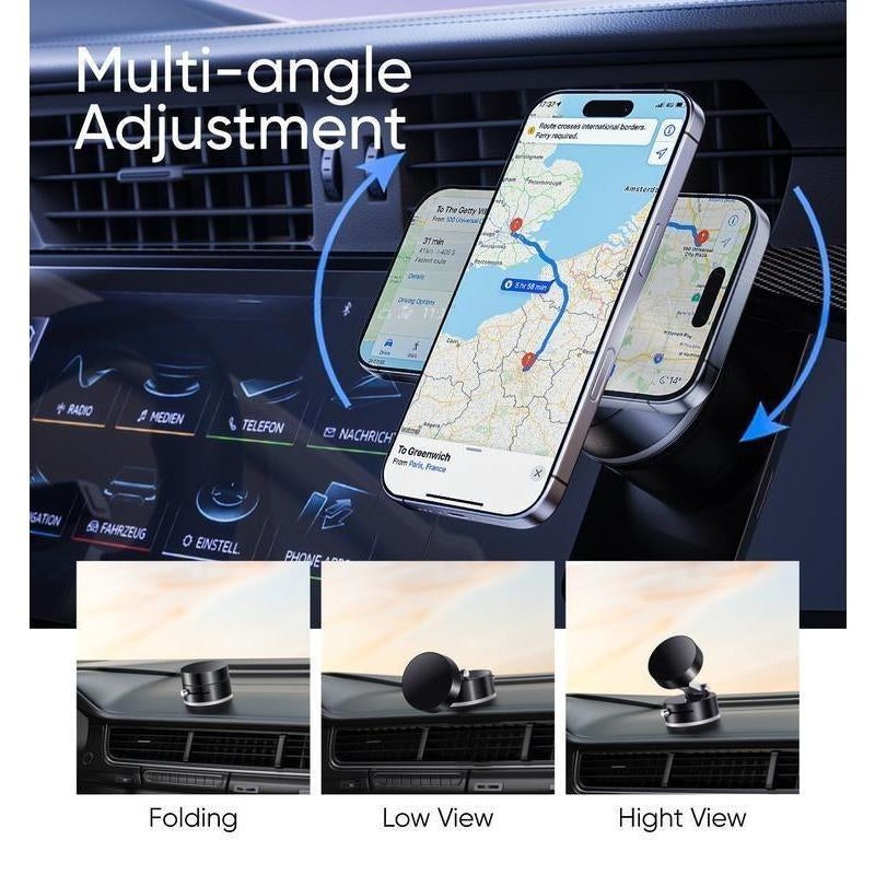 Mother'S Day Gift Vacuum Magnetic Phone Stand. Foldable and Retractable, Strongmagnet, Portable, Multi-Scene Useeasy to Use, Zero Bubbles, Your Screenstays Spotless