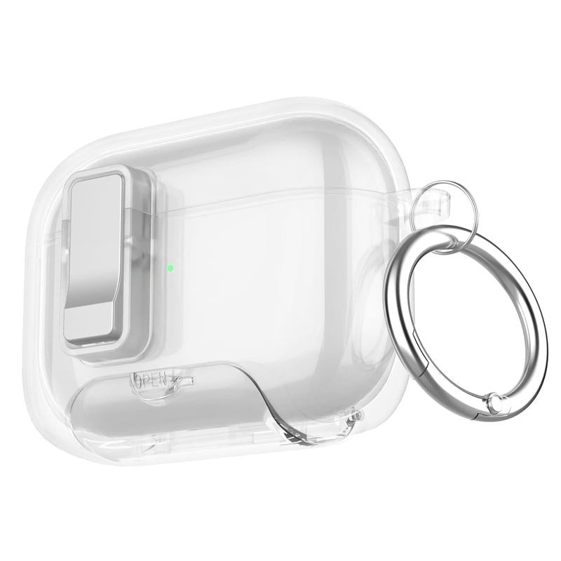Earphone Case with Keychain, Dustproof Earphone Protective Cover, Earphone Accessories Compatible with Airpods