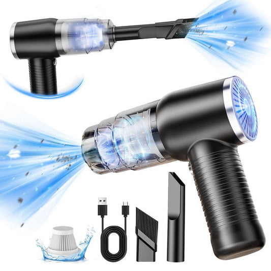 2-In-1 Handheld Cordless Home Vacuum Cleaner, Car Cordless Vacuum Cleaner, Powerful Suction Handheld Cordless Vacuum Cleaner for Home, Car and Desktop Cleaning