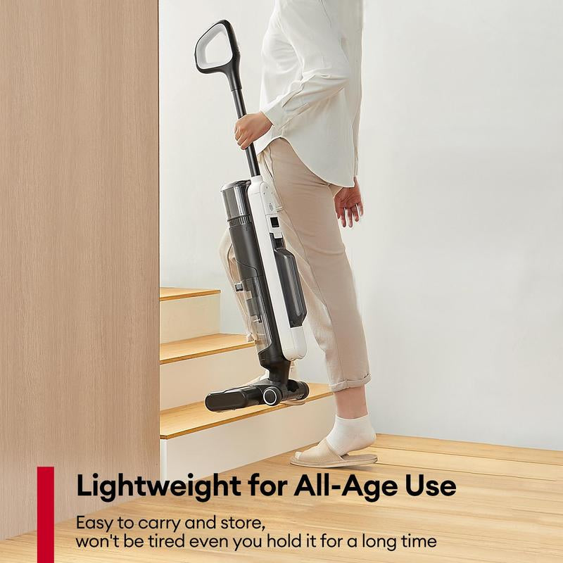 Ultenic Vacuum Mop Wet Dry Vacuum Cleaner with Self-Cleaning Smart Floor Cleaner Mop for Hard Floors , Long Run Time, Dual-Sided Edge Cleaning,Clean Water Tank for Ultenic Cordless Wet Dry Vacuum Cleaner Replacement Parts Portable Durable