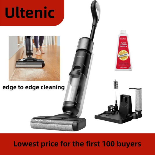 Ultenic Vacuum Mop Wet Dry Vacuum Cleaner with Self-Cleaning Smart Floor Cleaner Mop for Hard Floors , Long Run Time, Dual-Sided Edge Cleaning,Clean Water Tank for Ultenic Cordless Wet Dry Vacuum Cleaner Replacement Parts Portable Durable