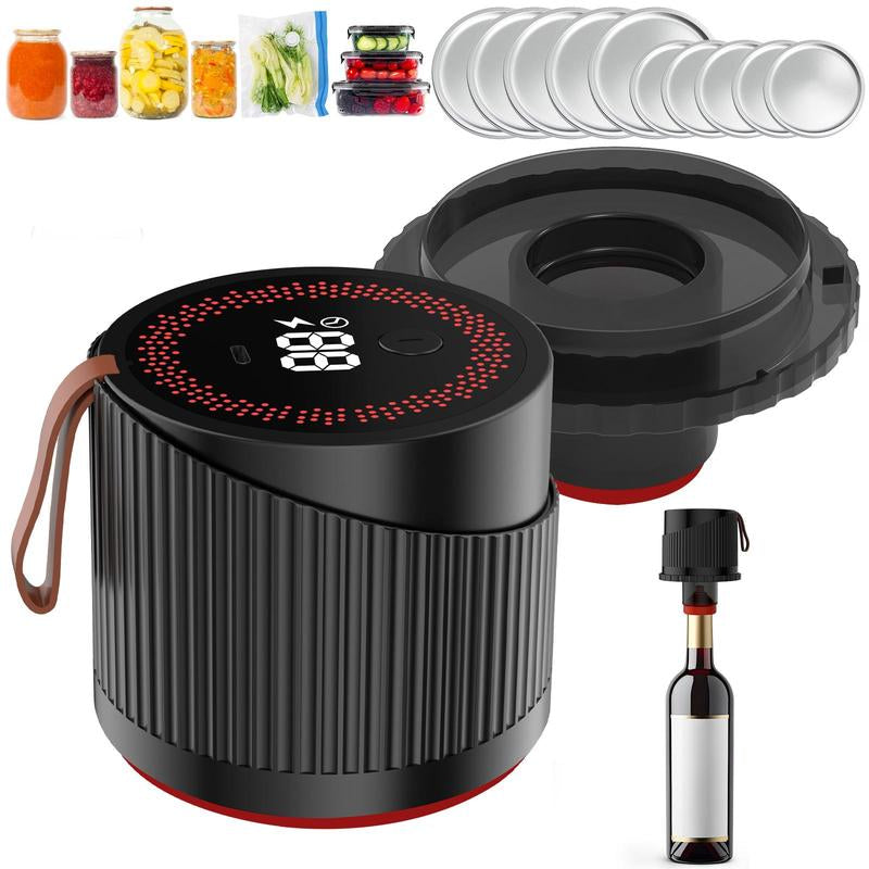 Suitable for Wide Mouth or Regular Mouth Mason Jars Storage Bottles & Jars S-Preserving Containers -Jar Sealers